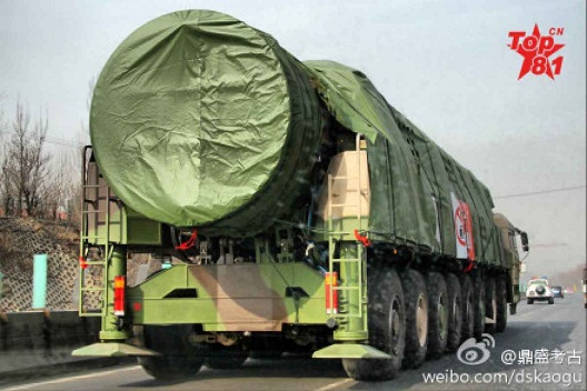 China prueba misil nuclear basado en un ferrocarril
